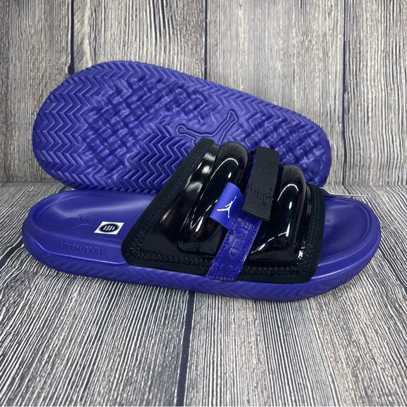 mens purple nike slides